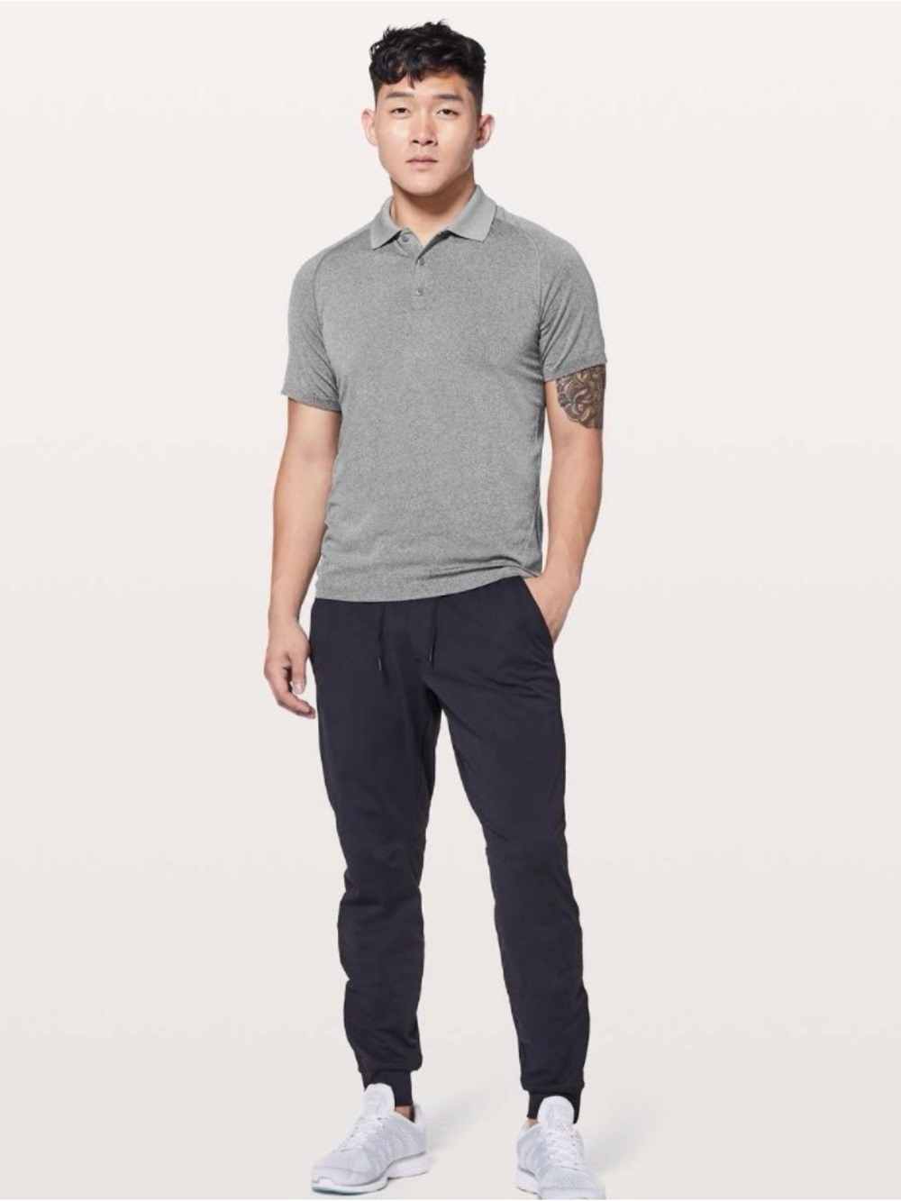 Lululemon Metal Vent Tech Polo
Black / White